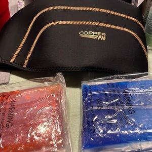 Copper fit hit/cold back brace